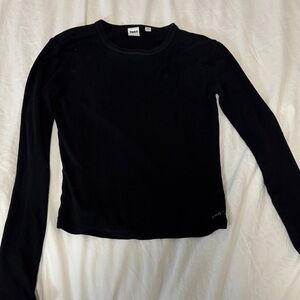 TNA Jet Black Long Sleeve Tee